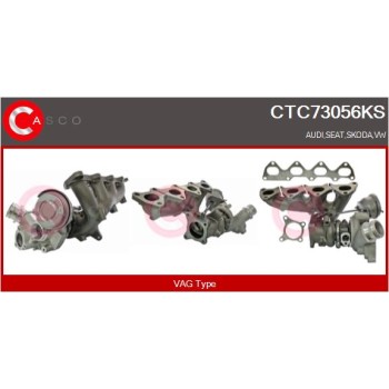 Turbocompresor, sobrealimentación - CASCO CTC73056KS