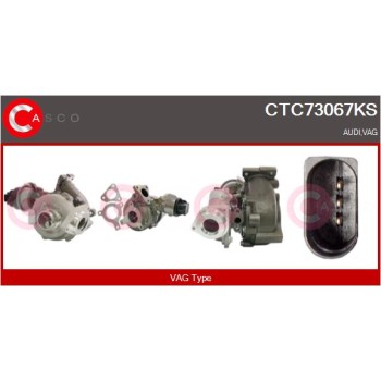 Turbocompresor, sobrealimentación - CASCO CTC73067KS