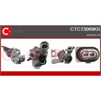 Turbocompresor, sobrealimentación - CASCO CTC73069KS