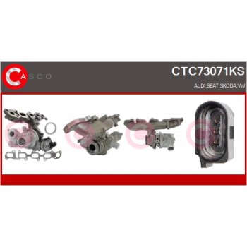 Turbocompresor, sobrealimentación - CASCO CTC73071KS
