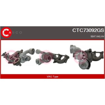 Turbocompresor, sobrealimentación - CASCO CTC73092GS