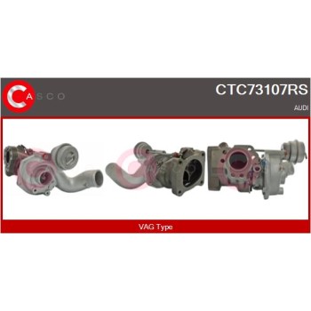 Turbocompresor, sobrealimentación - CASCO CTC73107RS