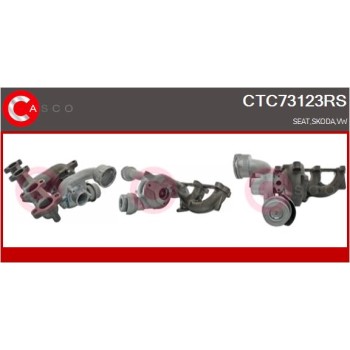 Turbocompresor, sobrealimentación - CASCO CTC73123RS