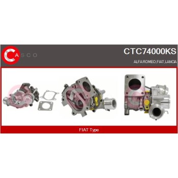 Turbocompresor, sobrealimentación - CASCO CTC74000KS