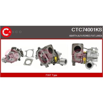 Turbocompresor, sobrealimentación - CASCO CTC74001KS