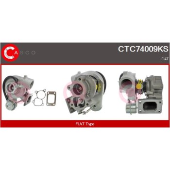 Turbocompresor, sobrealimentación - CASCO CTC74009KS