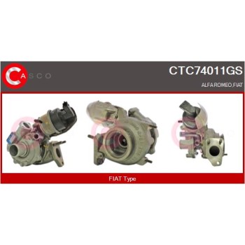 Turbocompresor, sobrealimentación - CASCO CTC74011GS