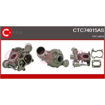 Turbocompresor, sobrealimentación - CASCO CTC74015AS