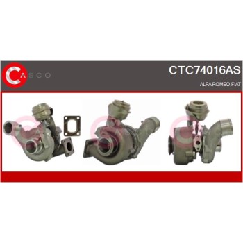 Turbocompresor, sobrealimentación - CASCO CTC74016AS