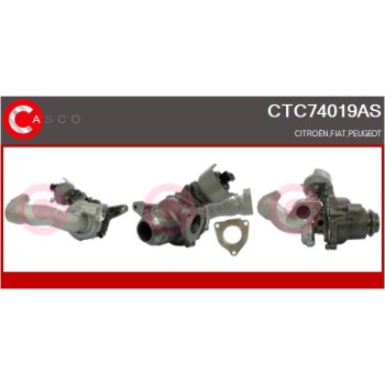 Turbocompresor, sobrealimentación - CASCO CTC74019AS