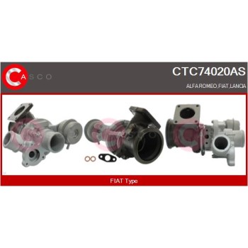 Turbocompresor, sobrealimentación - CASCO CTC74020AS