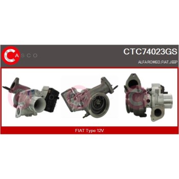 Turbocompresor, sobrealimentación - CASCO CTC74023GS