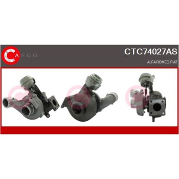 Turbocompresor, sobrealimentación - CASCO CTC74027AS