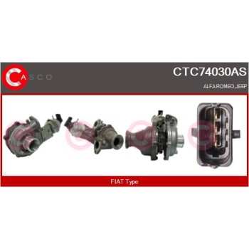 Turbocompresor, sobrealimentación - CASCO CTC74030AS