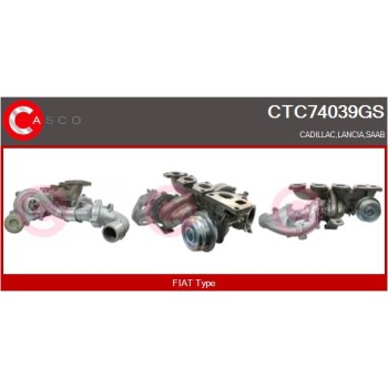 Turbocompresor, sobrealimentación - CASCO CTC74039GS