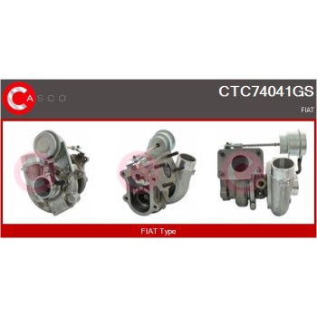 Turbocompresor, sobrealimentación - CASCO CTC74041GS