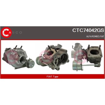 Turbocompresor, sobrealimentación - CASCO CTC74042GS