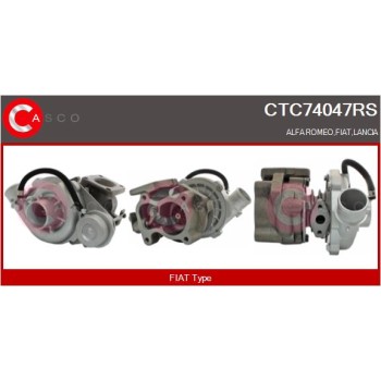 Turbocompresor, sobrealimentación - CASCO CTC74047RS