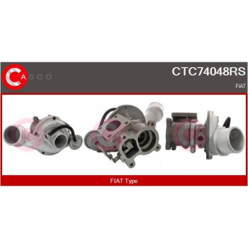 Turbocompresor, sobrealimentación - CASCO CTC74048RS