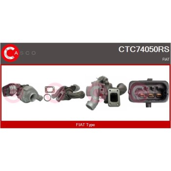 Turbocompresor, sobrealimentación - CASCO CTC74050RS