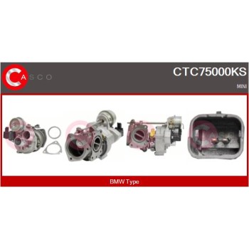 Turbocompresor, sobrealimentación - CASCO CTC75000KS