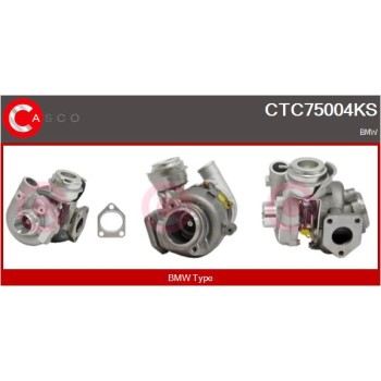 Turbocompresor, sobrealimentación - CASCO CTC75004KS