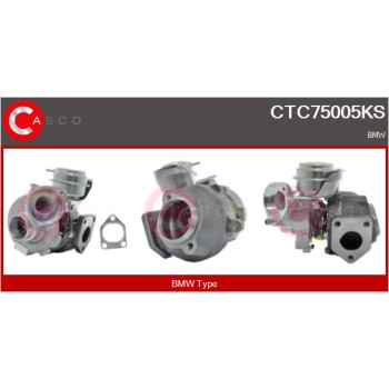 Turbocompresor, sobrealimentación - CASCO CTC75005KS