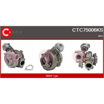 Turbocompresor, sobrealimentación - CASCO CTC75006KS