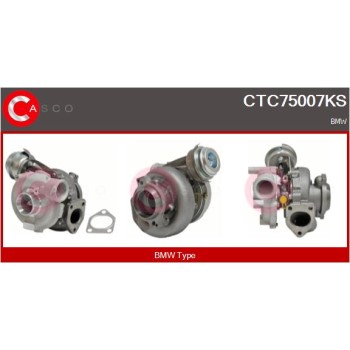 Turbocompresor, sobrealimentación - CASCO CTC75007KS