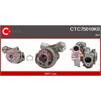 Turbocompresor, sobrealimentación - CASCO CTC75010KS