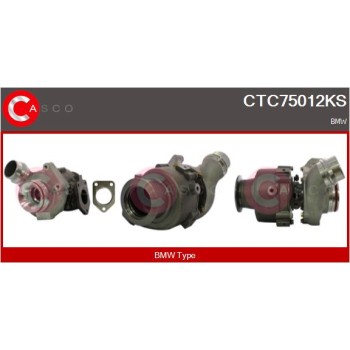 Turbocompresor, sobrealimentación - CASCO CTC75012KS