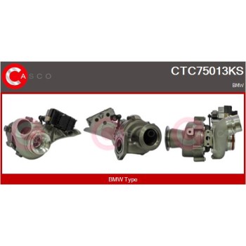 Turbocompresor, sobrealimentación - CASCO CTC75013KS