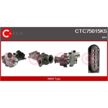 Turbocompresor, sobrealimentación - CASCO CTC75015KS