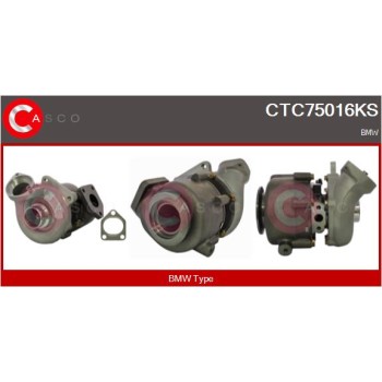 Turbocompresor, sobrealimentación - CASCO CTC75016KS