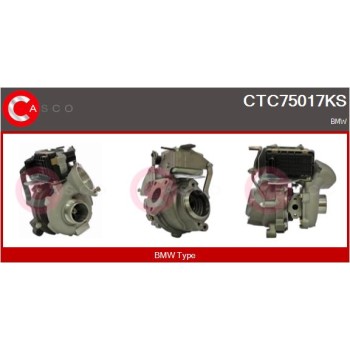 Turbocompresor, sobrealimentación - CASCO CTC75017KS