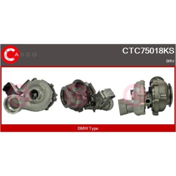 Turbocompresor, sobrealimentación - CASCO CTC75018KS