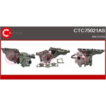 Turbocompresor, sobrealimentación - CASCO CTC75021AS