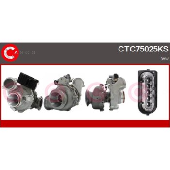 Turbocompresor, sobrealimentación - CASCO CTC75025KS