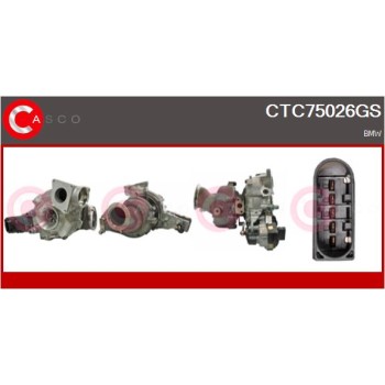Turbocompresor, sobrealimentación - CASCO CTC75026GS