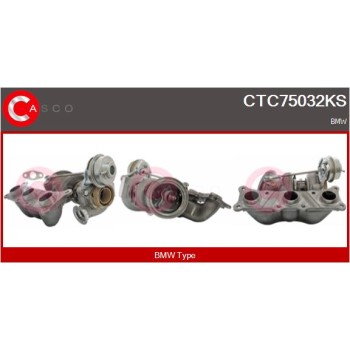Turbocompresor, sobrealimentación - CASCO CTC75032KS