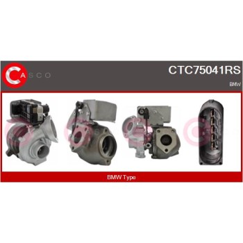 Turbocompresor, sobrealimentación - CASCO CTC75041RS