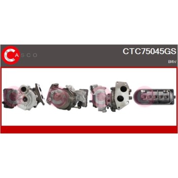 Turbocompresor, sobrealimentación - CASCO CTC75045GS