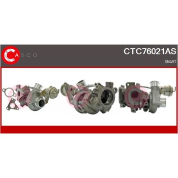 Turbocompresor, sobrealimentación - CASCO CTC76021AS