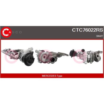 Turbocompresor, sobrealimentación - CASCO CTC76022RS