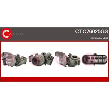 Turbocompresor, sobrealimentación - CASCO CTC76025GS