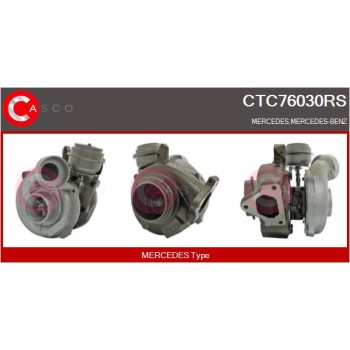 Turbocompresor, sobrealimentación - CASCO CTC76030RS