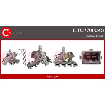 Turbocompresor, sobrealimentación - CASCO CTC77000KS