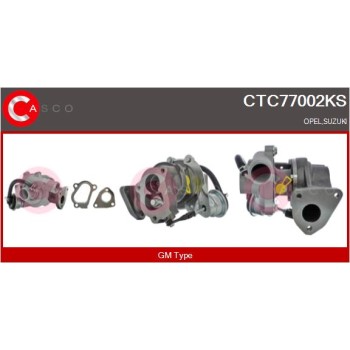 Turbocompresor, sobrealimentación - CASCO CTC77002KS