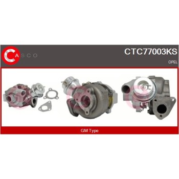 Turbocompresor, sobrealimentación - CASCO CTC77003KS