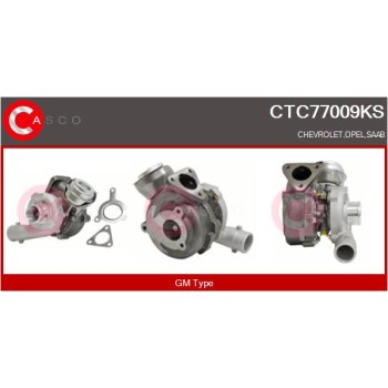 Turbocompresor, sobrealimentación - CASCO CTC77009KS